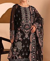 Ramsha Black Chiffon Suit- Pakistani Designer Chiffon Suit