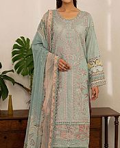 Light Turquoise Lawn Suit