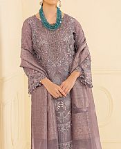 Lavender Organza Suit- Pakistani Designer Chiffon Suit