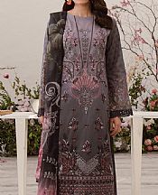 Ramsha Grey Lawn Suit- Pakistani Lawn Dress