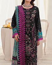 Ramsha Black Lawn Suit- Pakistani Designer Lawn Suits