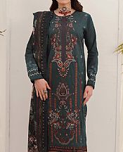 Ramsha Timber Green Lawn Suit- Pakistani Lawn Dress