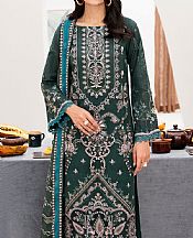 Ramsha Gable Green Lawn Suit- Pakistani Designer Lawn Suits