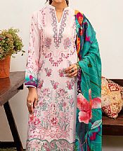 Ramsha Oyster Pink Lawn Suit- Pakistani Lawn Dress