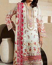 Ramsha Off-white Lawn Suit- Pakistani Designer Lawn Suits