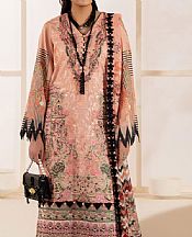 Ramsha Peach Lawn Suit- Pakistani Lawn Dress