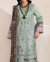 Ramsha Summer Green Lawn Suit- Pakistani Designer Lawn Suits