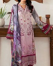 Ramsha Pink/Raspberry Lawn Suit- Pakistani Designer Lawn Suits