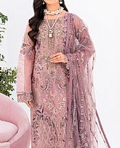 Tea Rose Organza Suit- Pakistani Chiffon Dress