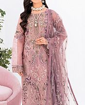 Ramsha Tea Rose Organza Suit- Pakistani Designer Chiffon Suit