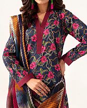 Ramsha Ebony Clay Lawn Suit- Pakistani Lawn Dress