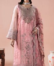 Ramsha Pink Organza Suit- Pakistani Chiffon Dress