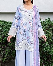 Tropical Blue Lawn Suit