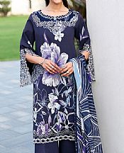 Navy Lawn Suit