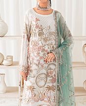 Ramsha White Chiffon Suit- Pakistani Chiffon Dress