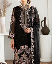 Ramsha Black Chiffon Suit- Pakistani Chiffon Dress