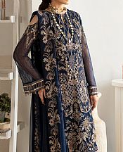 Ramsha Navy Blue Chiffon Suit- Pakistani Chiffon Dress