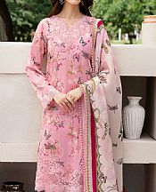 Ramsha Pink Lawn Suit- Pakistani Designer Lawn Suits