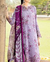 Ramsha Lavender Lawn Suit- Pakistani Lawn Dress