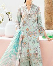 Ramsha Aqua Lawn Suit- Pakistani Designer Lawn Suits