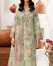 Ramsha Light Green Lawn Suit- Pakistani Lawn Dress