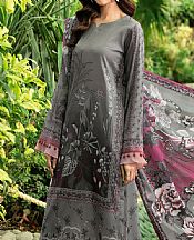 Ramsha Dark Grey Lawn Suit- Pakistani Lawn Dress