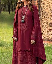 Ramsha Maroon Karandi Suit- Pakistani Winter Clothing