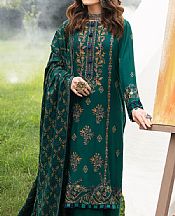 Ramsha Teal Karandi Suit- Pakistani Winter Clothing