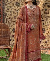 Ramsha Rust Karandi Suit- Pakistani Winter Dress