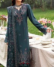 Ramsha Blue Dianne Karandi Suit- Pakistani Winter Clothing