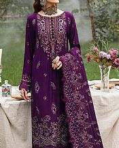Ramsha Plum Karandi Suit- Pakistani Winter Clothing