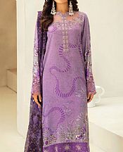 Ramsha Lilac Viscose Suit- Pakistani Winter Clothing