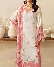 Ramsha White Viscose Suit- Pakistani Winter Dress