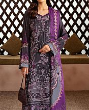 Ramsha Charcoal Grey Viscose Suit- Pakistani Winter Clothing