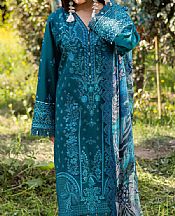 Ramsha Teal Lawn Suit- Pakistani Lawn Dress