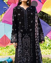 Ramsha Black Lawn Suit- Pakistani Lawn Dress