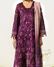 Ramsha Egg Plant Lawn Suit- Pakistani Lawn Dress