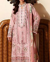 Ramsha Pink Lawn Suit- Pakistani Designer Lawn Suits