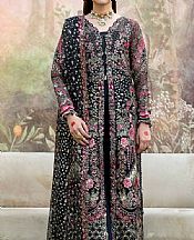 Ramsha Black Organza Suit- Pakistani Designer Chiffon Suit