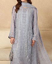 Ramsha Grey Chiffon Suit- Pakistani Chiffon Dress