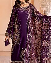 Ramsha Indigo Silk Suit- Pakistani Chiffon Dress