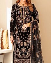 Ramsha Black Velvet Suit- Pakistani Winter Dress
