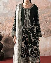 Ramsha Green Velvet Suit- Pakistani Winter Clothing