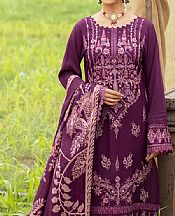 Plum Karandi Suit- Pakistani Winter Dress