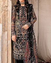 Ramsha Black Net Suit- Pakistani Chiffon Dress