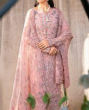 Ramsha Tea Rose Net Suit- Pakistani Designer Chiffon Suit