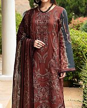 Ramsha Espresso Lawn Suit- Pakistani Lawn Dress