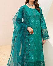 Ramsha Teal Green Lawn Suit- Pakistani Designer Lawn Suits