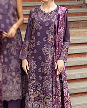Ramsha Plum Lawn Suit- Pakistani Lawn Dress