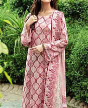 Ramsha Faded Pink Lawn Suit- Pakistani Designer Lawn Suits